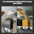 thumbnail image 5 of to Go Food Containers Food Storage Airtight Clear Container Kitchen Wall Mounted Cereal Dispenser Dry Food Dispenser Food Storage Tank Kitchen Wall Hanging Airtight Container 1l, 5 of 8