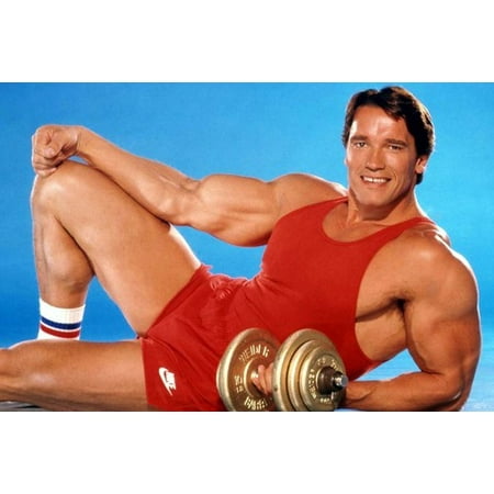 Arnold Schwarzenegger Muscular Gym Pose 24x36 Poster ...