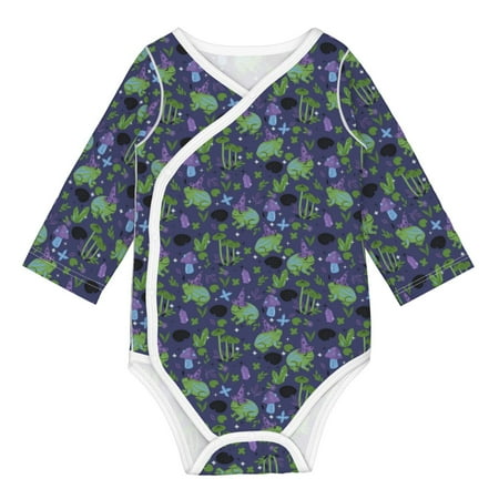 

Coaee Magic Toads in Hats for Soft Cotton Baby Long-Sleeve Bodysuit Girls Boys Bodysuit Romper