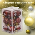 thumbnail image 2 of 12Pcs Christmas Tree Balls Xmas Home Decor Glitter Baubles Party Wedding Ornaments, 2 of 8