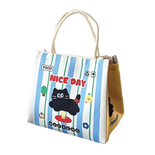 Cartoon Capybara Lunch Bag Thermal Coolers Bag Lunch Case Lovely Insulated Bag Coolers Bag Lunch Box for Women Men