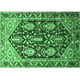 thumbnail image 1 of Ahgly Company Indoor Rectangle Persian Emerald Green Traditional Area Rugs, 4' x 6', 1 of 4