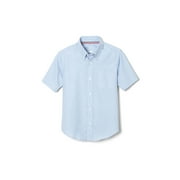 French Toast Boys School Uniform Short Sleeve Oxford Shirt, Sizes 4-20 & Husky