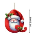 thumbnail image 3 of Xihbxyly Almacén de Liquidación Adorno Colgante y Letras de Acrílico Plano para Árbol de Navidad, Decoración para Fiestas En El Hogar, Regalo Colgante, 3 of 4