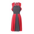 thumbnail image 2 of Lunar Retro Cuello Cuadrado para Mujer Impresiones Moderna Ropa XXL, 2 of 8