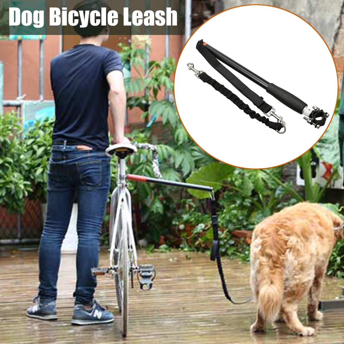 dog bike leash walmart
