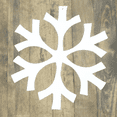 thumbnail image 2 of Snowflake Needle - Metal Wall Art, 2 of 2