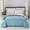 Turquoise, variant on Elegant Solid Color Eobossed Bedspread Lightweight & Breathable for Bedroom