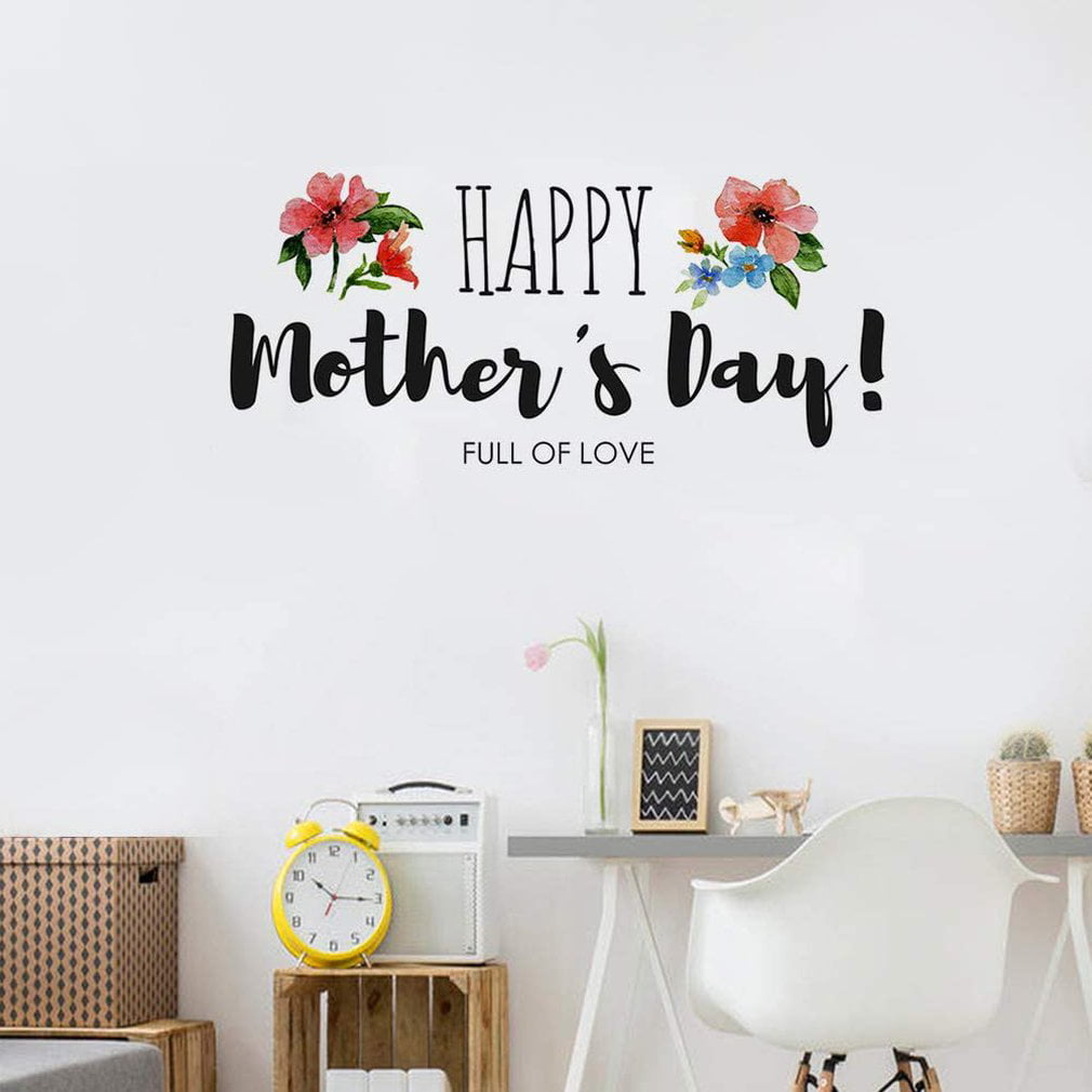 Wall Sticker Family M0ther And Daughter Mothers Day z1328