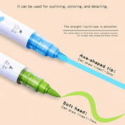 Acrylic Paint Markers, Dual Tip Brush & Chisel Tip Acrylic Paint Pens, Automatic Ink Control, for Rock Painting, Ceramic, Wood