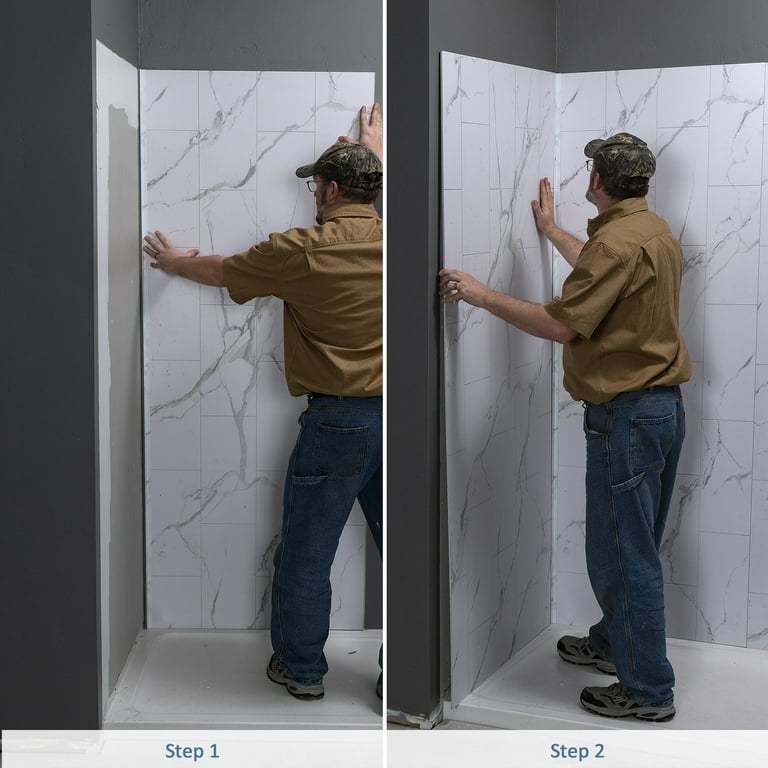 Palisade 36in x 36in x 78in Waterproof Vinyl Corner Shower