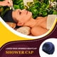 thumbnail image 2 of Capó de pelo de ancho de ancho de bronceado cabeza bufanda tapa de dormir de moda softness sombrero turbans cabeza cubierta de pelo envolturas para las mujeres durmiendo azul marino color azul sidaley AP008211-11, 2 of 6