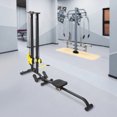 thumbnail image 6 of Black Multifunctional Power Rack - 220lbs Capacity Home Gym Stand w/1.85" Thick PU Cushion for Strength Training, 6 of 18