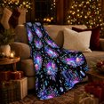 thumbnail image 3 of Enchanted Coral Reef Underwater Scene, Mystical Coastal Landscape Scene, Warm Flannel Blanket for Beach House and Living Room, Beach Lovers Housewarming Gift, Coastal Home Decor, 3 of 9