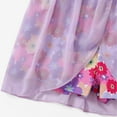 thumbnail image 3 of Disney Princess Toddler Girls Romper Rapunzel Graphic Jumpsuit with Tulle Skirt Dresses Ruffled Sleeve Summer Outfits Sizes 2-6T, 3 of 7