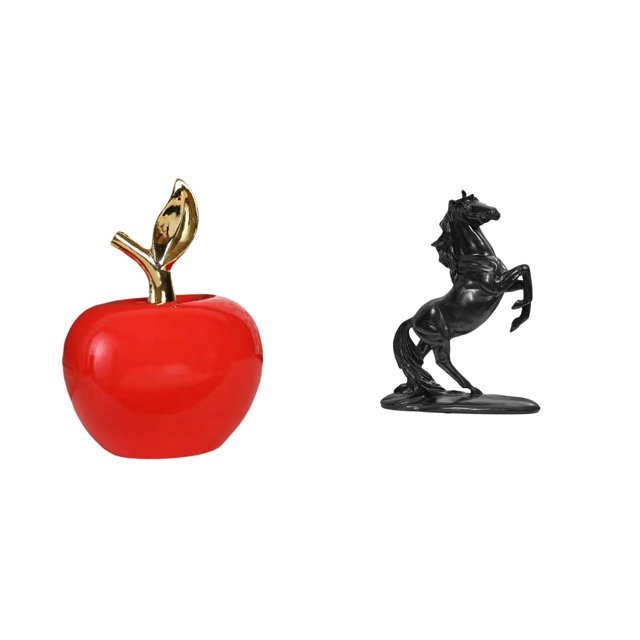 Estatua,Escultura de fruta artificial,estatua y artesanía,Colección de figuras de cerámica para decoración del hogar,Estatua del caballo,Estatua de caballo de resina,escultura animal