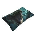 thumbnail image 2 of Haiem Pillowcase for Hair and Skin Queen - Underwater Dinosaur Shark Printed Soft Pillowcase with Envelope Closure-16"x24", 2 of 8