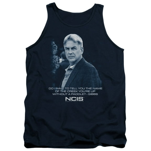 Ncis Creek Adult Tank Top Navy