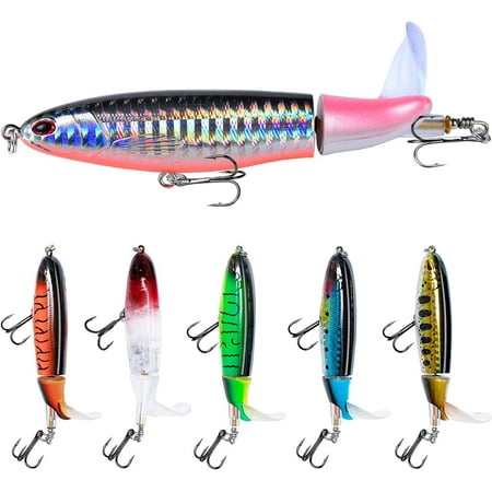 GHSDFBB Fishing Gifts for Men Fishing Lure Set Bass with Topwater
