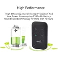 thumbnail image 2 of 4G 5G Portable WiFi Hotspot Mobile Router with 3200mAh Battery & SIM Card Slot for Travel Home 150Mbps High Speed Supports 10 Devices, 2 of 12