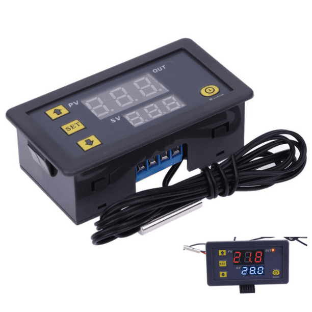 Volkmi 1 abs W3230 precision temperature controller digital display thermostat module 3230 red and blue 24v Walmart