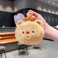 thumbnail image 2 of Llavero Oso Esponjoso Monedero Peluche Suave Multiusos para Bolso Mochila, 2 of 9