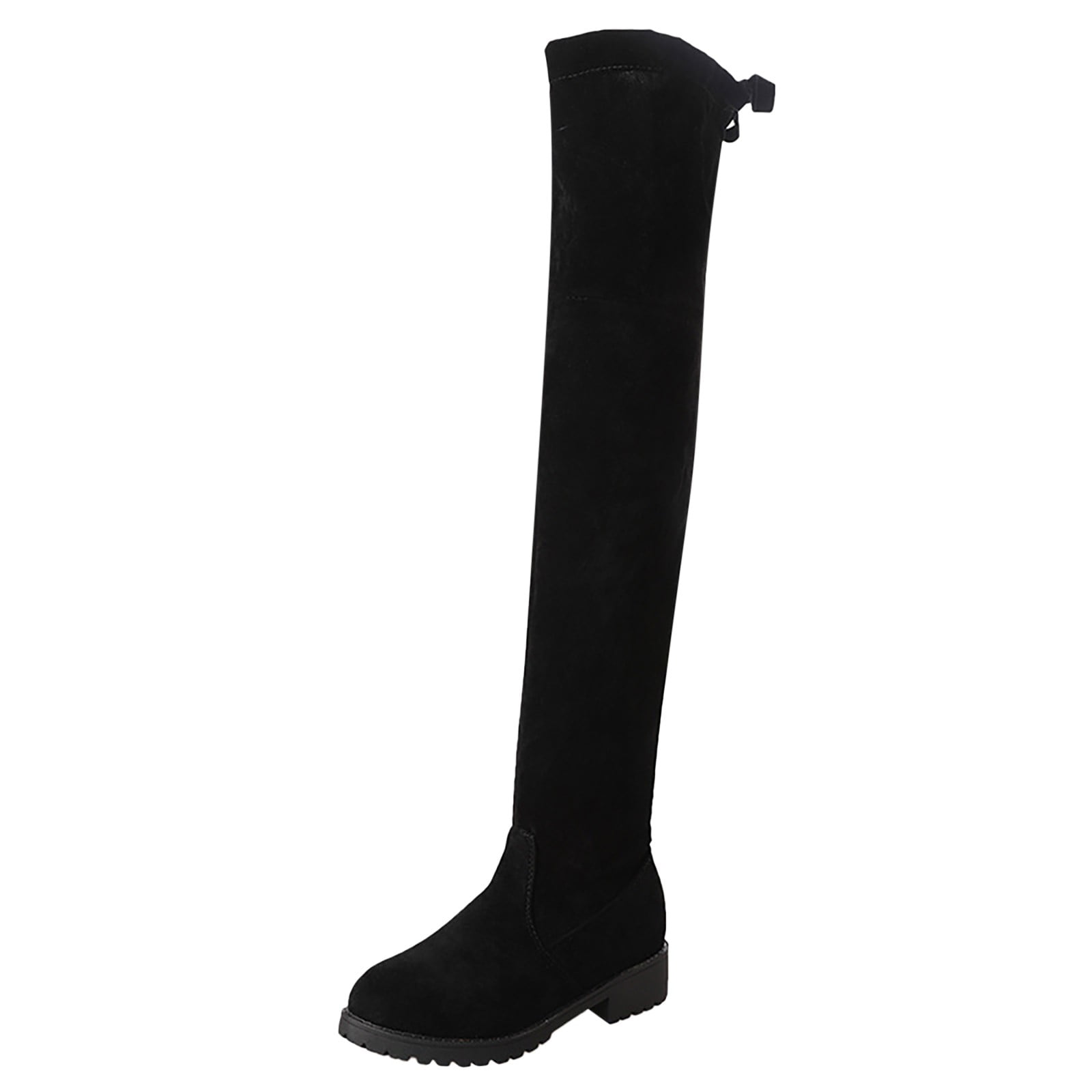 【NONCODE】Anka folding suede long boots asddcavvf Women Shoes Fashion Knee Long Boots Thick High
