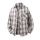 thumbnail image 3 of Mens Casual de Manga Corta Botón Abajo Camisas de Manga Larga a Damas Bolsillo Tee Cuello Turndown, 3 of 7