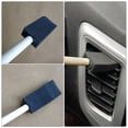 thumbnail image 4 of 3 cepillos de esponja para detalles de coche, cepillo de limpieza multifuncional para rejilla de ventilación del coche., 4 of 5