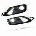 thumbnail image 3 of Applies to Front Bumper Fog Light Frame Grille Cover Fog Lamp Trim Protection For BMW 3 Series F30 F31 316i 318i 320i 325i 328i, 3 of 7