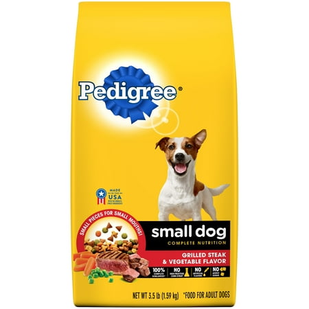 Pedigree Petit Chien Steak et saveur de légumes sec Dog Food 3,5 livres