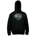 thumbnail image 2 of Spiderman 853661-xlarge Mens Superman Justice League Snyder Cut Black Symbol Hoodie - Extra Large, 2 of 4