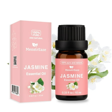 Jasmine Essential Oil Dropper Bottle, High Potency and Skin-Safe, 10ml