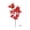 Red, variant on Artificial Fall Oak Leaves Stems Autumn Foliage Branches for Home Kitchen Farmhouse Vase Table Centerpieces Party Halloween Decor Red