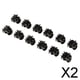 thumbnail image 1 of 2x 12 Piezas Mini Garra de Cabellero Clips Agarraderas de Cabello Herramienta de Peinado Acrílico para Niñas, 1 of 8