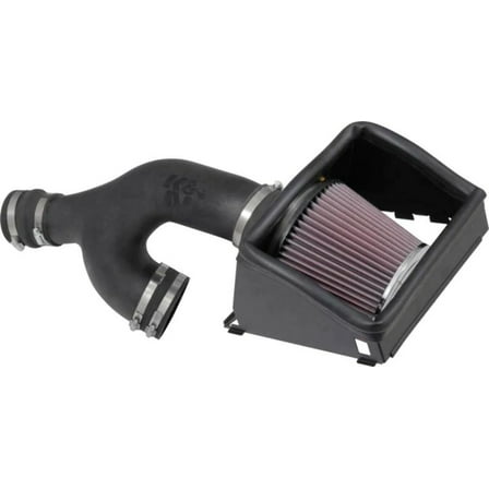 K&N Cold Air Intake Kit: High Performance, Guaranteed to Increase Horsepower: 50-State Legal: 2017 FORD (F150, F150 Raptor)57-2599