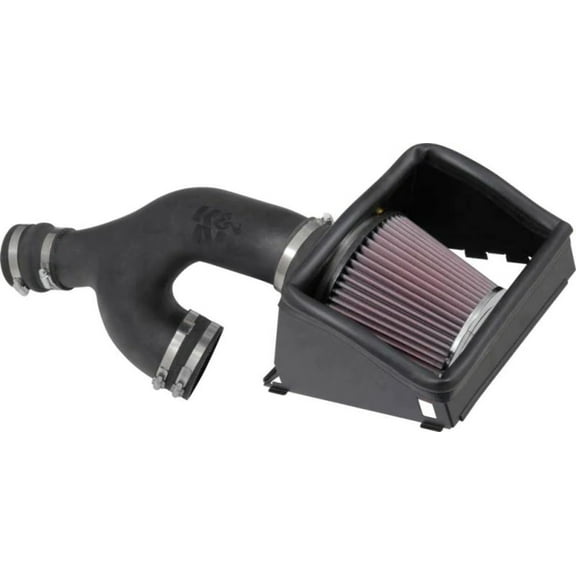 K&N Cold Air Intake Kit: High Performance, Guaranteed to Increase Horsepower: 50-State Legal: 2017 FORD (F150, F150 Raptor)57-2599