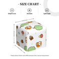 thumbnail image 4 of Sikiie Tree Squirrel Leather Tissue Box Cover Square, tissue box holder, Tissue Box with Bottom Belt-5.2”x5.2”x5.2”, 4 of 7