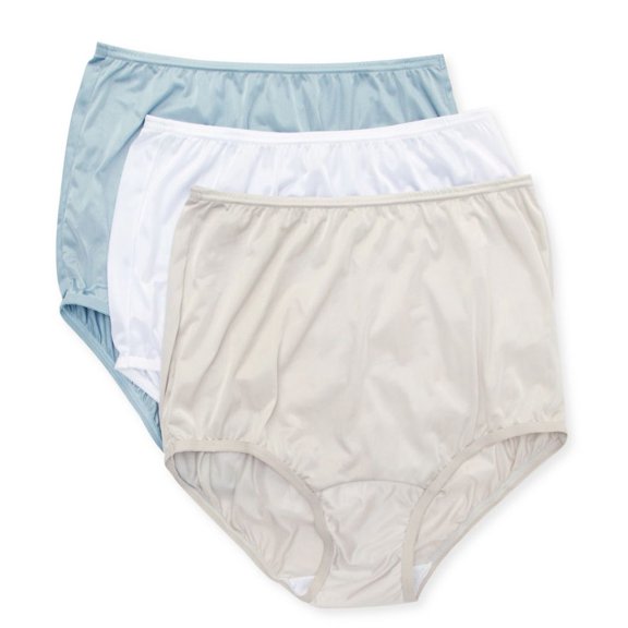 Women's Vanity Fair 15711 Perfectly Yours Ravissant Tailored Panty - 3 Pack (Mist/White/Grey 6)