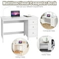 Walmart White Computer Desk for Home Office, Study & Bedroom Essentials