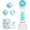 Blue, variant on Facial Cleansing Brush, 3 in 1 Electric Facial Cleansing Brush with 3 Brush Heads for Women/Men, Waterproof Rechargeable Face Brushes for Dry Oily Sensitive Skin