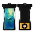 thumbnail image 2 of YiBai 7.2in Universal Phone Pouch IPX8 Phone Case For Beach Underwater Cellphone Dry Bag With Lanyard Fits All Phones - Black, 2 of 7