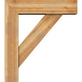 thumbnail image 3 of Ekena Millwork 8"W x 32"D x 36"H Traditional Block Rough Sawn Bracket w/ Offset Brace, Western Red Cedar, 3 of 25