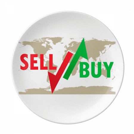 

Increase Sales Decrease Profit Loss Plate Decorative Porcelain Salver Tableware Dinner Dish