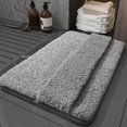 thumbnail image 1 of SROBPTY Bath Mat, Bathroom Rugs Bath Mat for Back Of Foot Rubbing Thick Soft and Non-Slip Full Wrap Bath Mats Water Absorbent and Washable Bath Rug for Bathroom Shower, 1 of 5