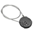 thumbnail image 1 of Uxcell Small Combination Lock 14.9 Inch, 1 Pack 3 Digit Padlock for Gym Locker, Black, 1 of 6