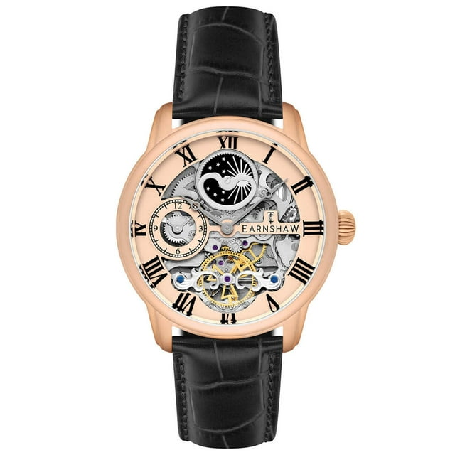 Reloj de Pulsera Earnshaw Para Hombre ES-8006-0E Copper Black negro