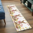 thumbnail image 3 of Easter Bunny Eggs 2'x6' Runner Rugs for Hallway Kitchen Bedside Non Slip, Spring Tulips Rustic Rabbits Colorful Plaid Entryway Rug Runners with Rubber Backing, Long Carpet Runner for Laundry Room, 3 of 8