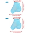 thumbnail image 3 of Milue Women Men Height Increase Socks Anti-Slip Open Toe Lift Socks Shoe Accessories, 3 of 21