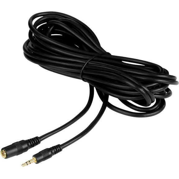 Movo Photo MC20 3.5mm TRS Female to Male Audio Extension Cable, 20'